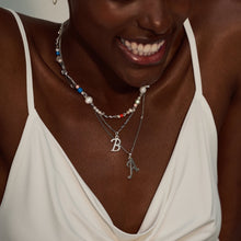 Load image into Gallery viewer, Letter "A" Pendant Sterling Silver Circa 1980s - Karina Constantine