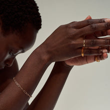Load image into Gallery viewer, Zigzag Stacking Ring 14-Karat Yellow Gold - Karina Constantine
