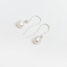 Load image into Gallery viewer, Baroque Pearl Hook Earrings Sterling Silver - Karina Constantine