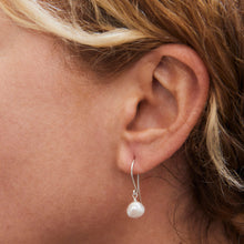 Load image into Gallery viewer, Baroque Pearl Hook Earrings Sterling Silver - Karina Constantine