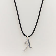 Load image into Gallery viewer, Letter "A" Pendant Sterling Silver Circa 1980s - Karina Constantine