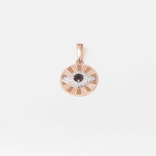 Load image into Gallery viewer, Evil Eye Pendant Charm 14-Karat Rose Gold - Karina Constantine