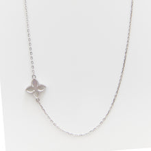 Load image into Gallery viewer, Four Leaf Clover Mother of Pearl Necklace Sterling Silver - Karina Constantine