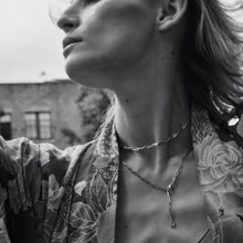 Load image into Gallery viewer, Paperclip Chain Necklace Sterling Silver - Karina Constantine