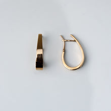 Load image into Gallery viewer, Gold Hoop Earrings 9-Karat Yellow Gold Circa 1980s - Karina Constantine