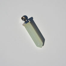 Load image into Gallery viewer, Green Aventurine Crystal Point Pendant Sterling Silver