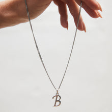 Load image into Gallery viewer, Letter "B" Pendant Sterling Silver Circa 1980s - Karina Constantine
