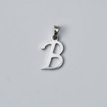 Load image into Gallery viewer, Letter "B" Pendant Sterling Silver Circa 1980s - Karina Constantine