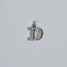 Load image into Gallery viewer, Letter "D" Charm Pendant Sterling Silver Circa 1970s - Karina Constantine