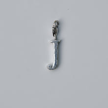 Load image into Gallery viewer, Letter "J" Clip on Pendant Sterling Silver Circa 1980s - Karina Constantine