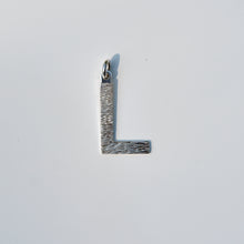 Load image into Gallery viewer, Letter "L" Pendant Sterling Silver Circa 1970s - Karina Constantine