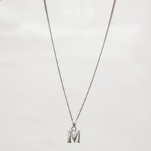 Load image into Gallery viewer, Letter "M" Charm Pendant Sterling Silver Circa 1980s - Karina Constantine