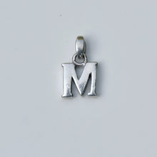 Load image into Gallery viewer, Letter "M" Charm Pendant Sterling Silver Circa 1980s - Karina Constantine