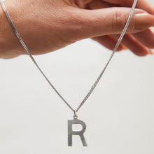 Load image into Gallery viewer, Letter "R" Pendant Sterling Silver Circa 1980s - Karina Constantine