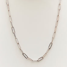 Load image into Gallery viewer, Paperclip Chain Necklace Sterling Silver - Karina Constantine