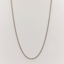 Load image into Gallery viewer, Silver Short Rope Chain Necklace Sterling Silver - Karina Constantine
