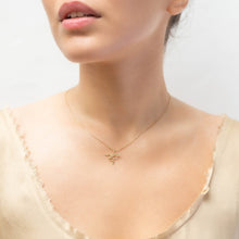 Load image into Gallery viewer, Hummingbird Pendant Necklace 14-Karat Yellow Gold - Karina Constantine Jewellery