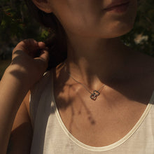 Load image into Gallery viewer, Double Heart Necklace Sterling Silver - Karina Constantine Jewellery