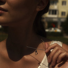 Load image into Gallery viewer, Open Heart Pendant Necklace Sterling Silver - Karina Constantine Jewellery