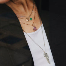 Load image into Gallery viewer, Angel Wing Pendant Necklace Sterling Silver - Karina Constantine jewellery