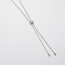 Load image into Gallery viewer, Evil Eye Slider Necklace Sterling Silver - Karina Constantine jewellery