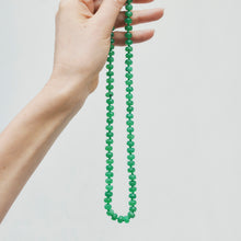Load image into Gallery viewer, Emerald Gemstone Bead Necklace - Karina Constantine jewellery