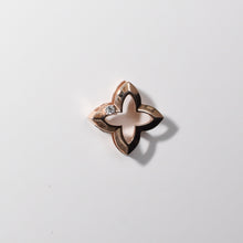 Load image into Gallery viewer, Floating Diamond Lucky Clover Charm Pendant 14-Karat Rose Gold - Karina Constantine jewellery