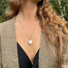 Load image into Gallery viewer, Heart Locket Pendant Necklace Sterling Silver - Karina Constantine jewellery