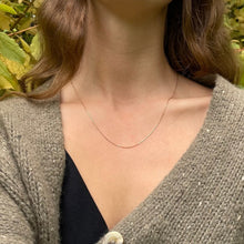 Load image into Gallery viewer, Gold Medium Diamond Cable Chain 14-Karat Rose Gold - Karina Constantine jewellery
