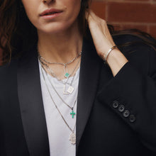 Load image into Gallery viewer, Hamsa Hand Necklace Sterling Silver - Karina Constantine jewellery