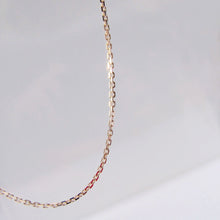 Load image into Gallery viewer, Gold Medium Diamond Cable Chain 14-Karat Rose Gold - Karina Constantine jewellery