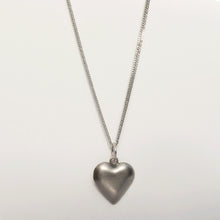 Load image into Gallery viewer, Red Enamel Heart Pendant Necklace Sterling Silver - Karina Constantine jewellery