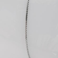 Load image into Gallery viewer, Silver Long Serpentine Chain Necklace Sterling Silver - Karina Constantine