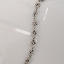 Load image into Gallery viewer, Flower Chain Necklace Sterling Silver Circa 1970s - Karina Constantine Jewellery