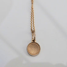 Load image into Gallery viewer, Evil Eye Pendant Necklace 14-Karat Rose Gold