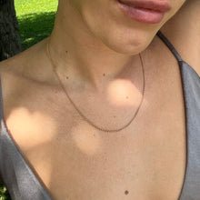 Load image into Gallery viewer, Gold Short Belcher Chain Necklace 14-Karat Rose Gold