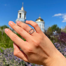 Load image into Gallery viewer, Chain Link Ring 14-Karat Rose Gold - Karina Constantine jewellery