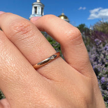 Load image into Gallery viewer, Diamond Gold Band 14-Karat Rose Gold - Karina Constantine