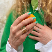 Load image into Gallery viewer, Filigree Statement Ring 14-Karat Rose Gold - Karina Constantine Jewellery