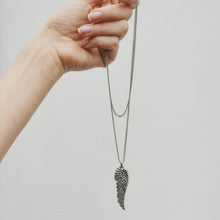 Load image into Gallery viewer, Angel Wing Pendant Necklace Sterling Silver - Karina Constantine jewellery