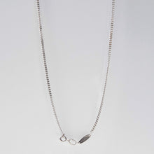 Load image into Gallery viewer, Silver Long Curb Chain Necklace Sterling Silver - Karina Constantine jewellery