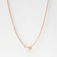 Load image into Gallery viewer, Gold Short Belcher Chain Necklace 14-Karat Rose Gold