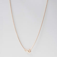 Load image into Gallery viewer, Gold Medium Diamond Cable Chain 14-Karat Rose Gold - Karina Constantine jewellery