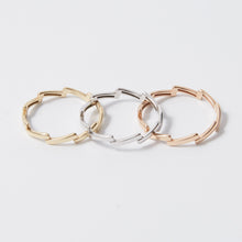 Load image into Gallery viewer, Zigzag Stacking Ring 14-Karat White Gold - Karina Constantine
