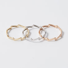 Load image into Gallery viewer, Zigzag Stacking Ring 14-Karat Yellow Gold - Karina Constantine