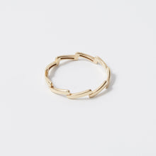 Load image into Gallery viewer, Zigzag Stacking Ring 14-Karat Yellow Gold - Karina Constantine