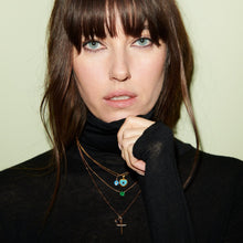 Load image into Gallery viewer, Evil Eye Pendant Necklace 14-Karat Rose Gold - Karina Constantine Jewellery