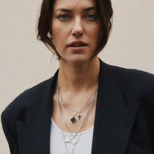 Load image into Gallery viewer, Mother of Pearl Heart Pendant Necklace Sterling Silver - Karina Constantine jewellery