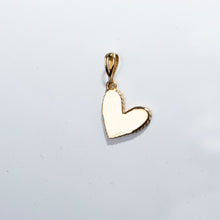 Load image into Gallery viewer, Red Enamel Heart Charm Pendant 18-Karat Yellow Gold - Karina Constantine jewellery