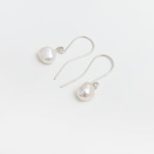 Load image into Gallery viewer, Baroque Pearl Hook Earrings Sterling Silver - Karina Constantine
